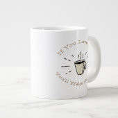 君もしは僕を好きだから起こしてくれるよ ジャンボコーヒーマグカップ (正面右)