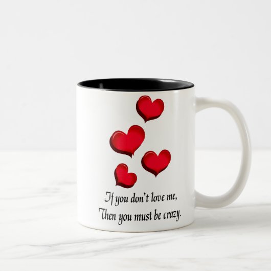 君もしは僕を愛してない熱狂するよ ツートーンマグカップ (右)