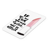 君もしは口紅を付け加えて攻撃するのがいやだ マグネット (左側)