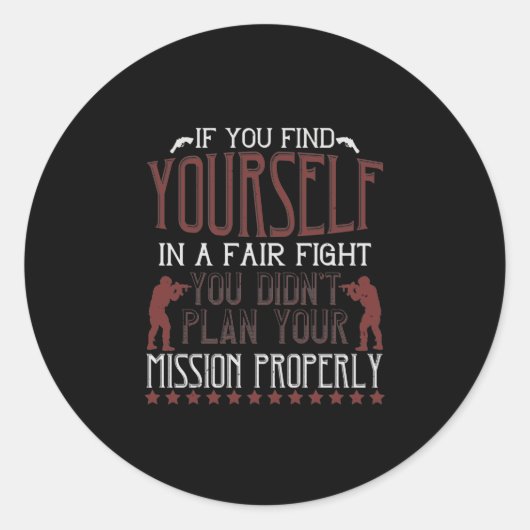 君もしは好戦だ ラウンドシール (正面)