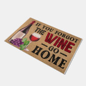 君もしは忘れ酒を飲んで帰れ ドアマット (アングル)