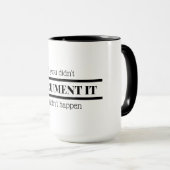 君もしは書類を提出しなかったが、それは起こらなかった。 マグカップ (正面右)