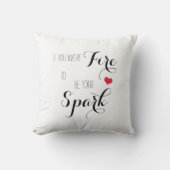 君もしは火だ俺が火の粉になる クッション (正面)