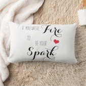 君もしは火だ俺が火の粉になる ランバークッション (ブランケット)