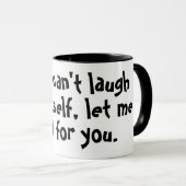 君もしは独り笑いはできない マグカップ (正面右)