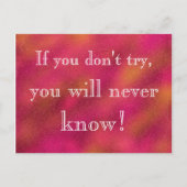 君もしは知らぬ感動的 ポストカード (正面)