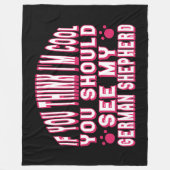 君もしは考え僕のジカッコいいェルマンに会おう フリースブランケット (正面)