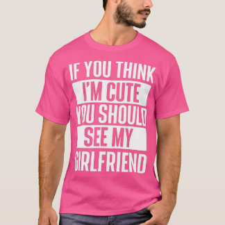 君もしは考え私が可愛い Tシャツ
