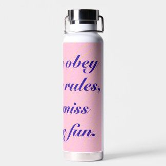 君もしは規則に従え恋しく思るおもしろい ウォーターボトル