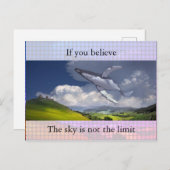 君もし信じは空が限界じゃない ポストカード (正面/裏面)