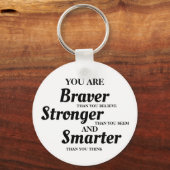 君やる気を起こさせるは勇士頭が切れるだ キーホルダー (正面)