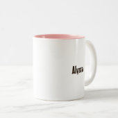 君を信じてキリスト教の聖なる書物、 経典 ツートーンマグカップ (正面右)