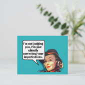 君を判断してない…レトロ ポストカード (スタンド正面)