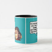 君を判断してない…レトロ マグカップ (中央)