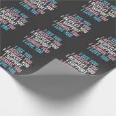 君を受け入れトランスLGBTを尊重する ラッピングペーパー (角)