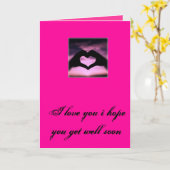 君を大好きになるとすぐに元気になる カード (黄色い花)