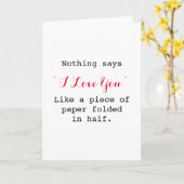 君を好きとは言うものは無おもしろいい カード (黄色い花)