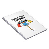 君を守る面白い傘の駒 ノートブック (右側)