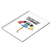 君を守る面白い傘の駒 ノートブック (左側)