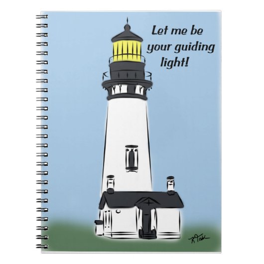 君を導き出す光を私に見せてくれ ノートブック (正面)