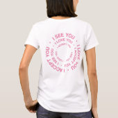 君を愛してるよLGBTQゲイプライド Tシャツ (裏面)