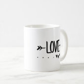 君を愛してる コーヒーマグカップ (正面右)