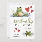 君を愛し合う | おもしろいバレンタインデー シーズンカード (正面)