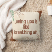 君を愛することは空気を吸うようなものだ クッション (ブランケット)