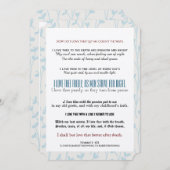 君を愛せるかタイポグラフィ結婚詩 招待状 (正面/裏面)