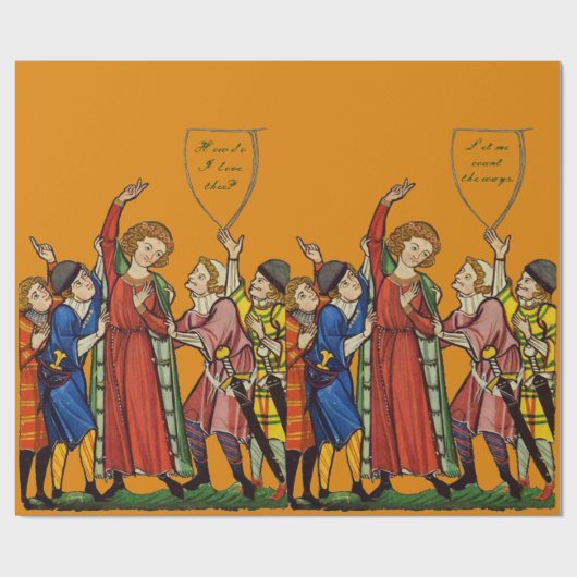 君を愛せるかラッピングペーパー ラッピングペーパー (フラット)