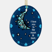 君を月に愛している セラミックオーナメント (右)