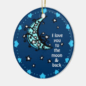 君を月に愛している セラミックオーナメント (左)
