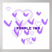 君を紫にする ポスター (正面)