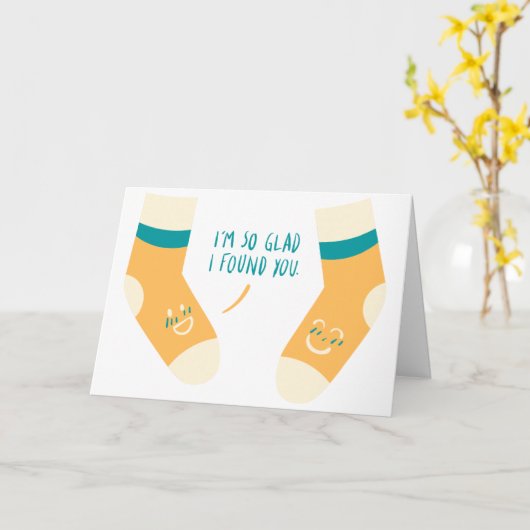 君を見つけてよかった カード (黄色い花)