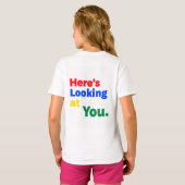 君を見ている。 Tシャツ (裏面フル)