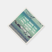 君を造った、聖書運の聖句を作ろう スタンダードカクテルナプキン (角)