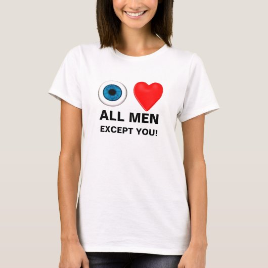 君を除いては僕は皆の人を愛す Tシャツ (正面)