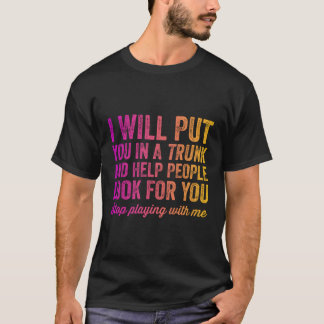 君を鞄に入れて人が捜救済す Tシャツ