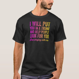 君を鞄に入れて人が捜救済す Tシャツ