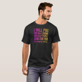 君を鞄に入れて人が捜救済す Tシャツ (正面フル)