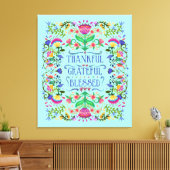 君カスタマイズ |民俗芸術の花 賛美 | キャンバスプリント (インサイチュ (リビング))