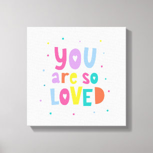 君カラフルはとても愛される キャンバスプリント