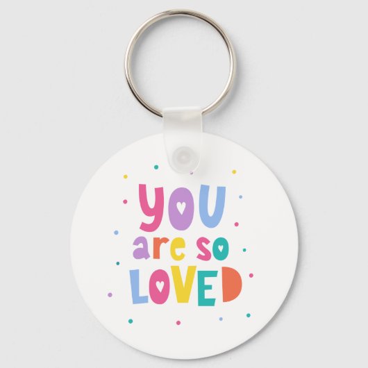 君カラフルはとても愛される キーホルダー (正面)