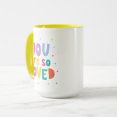 君カラフルはとても愛される マグカップ (正面左)