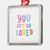 君カラフルはとても愛される メタルオーナメント (左)