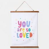 君カラフルはとても愛される 吊り下げ型タペストリー (正面)