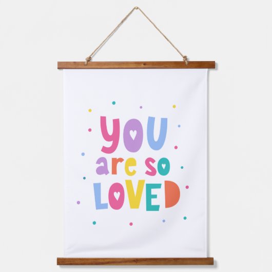 君カラフルはとても愛される 吊り下げ型タペストリー (正面)