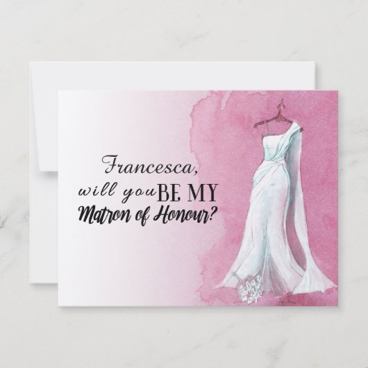 君ユニークは僕の名誉の賜物か 招待状 (正面)