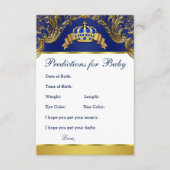 君主のベビー及び親アドバイスの予想 アドバイスカード (正面)