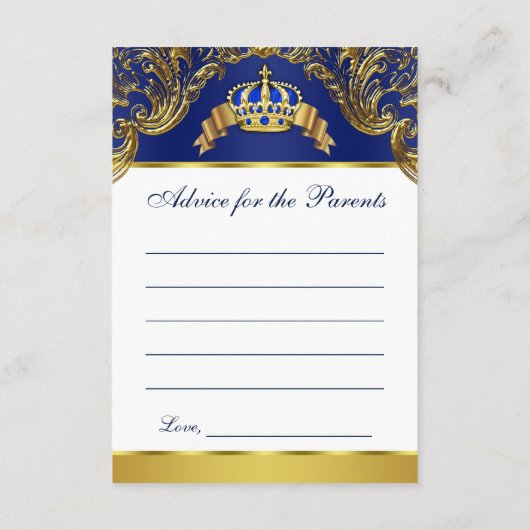 君主のベビー及び親アドバイスの予想 アドバイスカード (裏面)